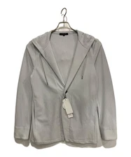 MICHEL KLEIN Soccer print hooded jacket Size: 51 Gray Men MNKHC-33300