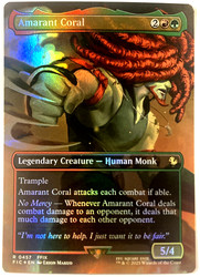 Amarant Coral (Borderless) - Commander: Final Fantasy Foil Rare