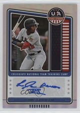 2023 USA Baseball Stars & Stripes Holo 33/100 Gino Groover LuJames III Auto 15t1