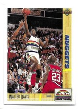 WALTER DAVIS 1991-92 UPPER DECK CARD NEAR MINT+ CONDITION
