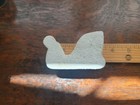 Antique German Santa Sleigh Stamped Germany Xmas Putz Mica Cardboard Vntg 1930s — photo 1