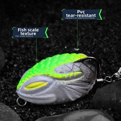 3,8cm 64g PVC Künstlicher Froschköder Schwimmende Art mit für Hec