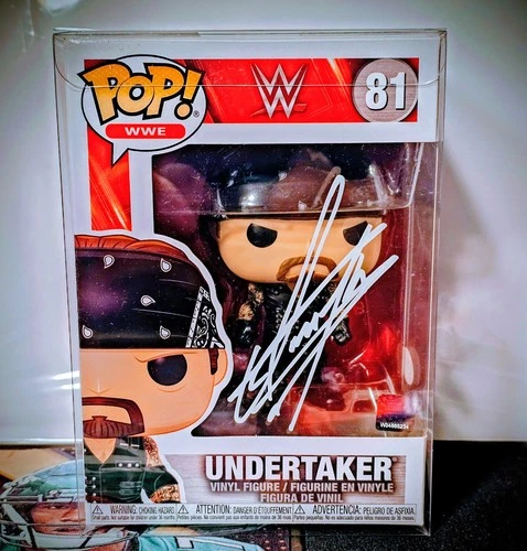 Funko Pop! #81 WWE Undertaker Signed Autographed with JSA COA