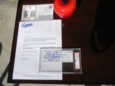 Tony Gwynn Signed Ticket 8/6/99 3000 Hit Full Baseball Autograph PSA W/INSCRIP.