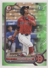 2022 Bowman Prospects Neon Green Border 202/399 Eduardo Lopez #BP-134 00gy