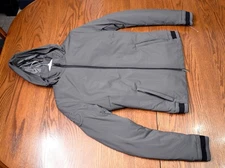 Cavalleria Toscana, New, Stretch Jersey puffer jacket coat, Grey, Small, $420