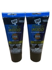 DAP Plastic Wood All Purpose Latex Wood Filler, Black - 2 Pack
