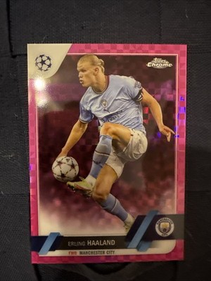 Topps Chrome UCL Erling Haaland #99 Pink X-Fractor /250