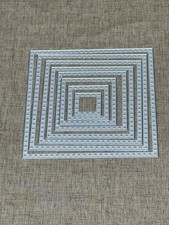 Sizzix Framelits Metal Cutting Dies Set Of 8 661841 Dotted Squares