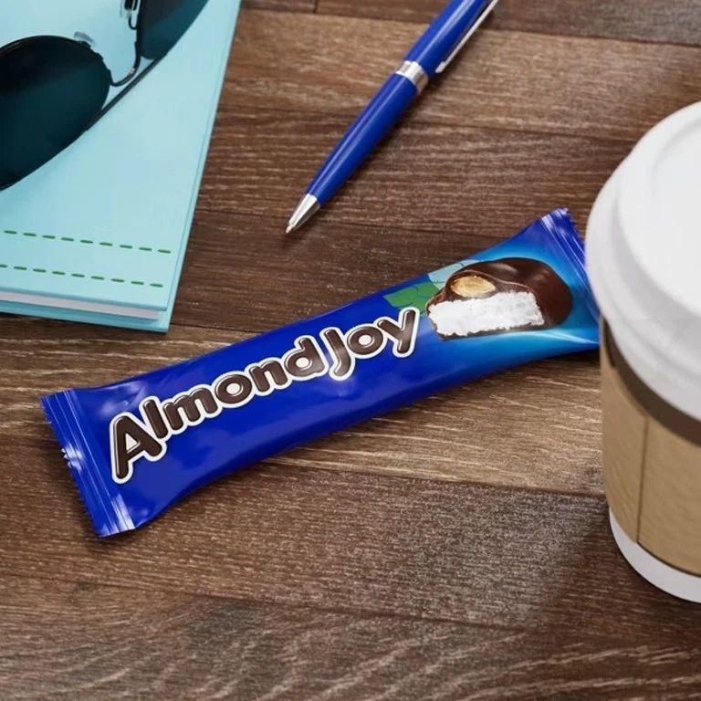 Конфетный батончик Almond Joy с кокосовым и миндальным шоколадом 1,61 унции 24 штуки - Изображение 4 из 4