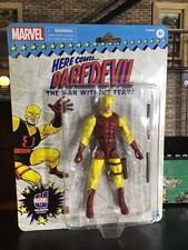 MARVEL LEGENDS UNLIMITED EXCLUSIVE RETRO DAREDEVIL YELLOW ACTION FIGURE MINT