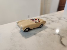 Vintage 1960s Aurora 1370 Beige AC Cobra Slot Car / T-Jet