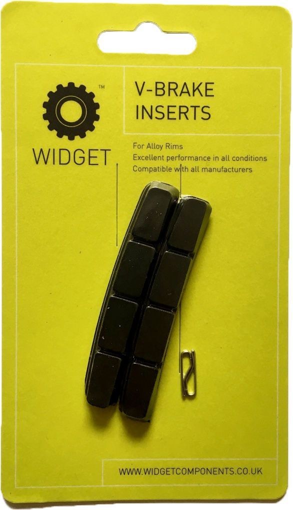 Компоненты zWidget Гибридные вставки для V-образных тормозов Универсальный сплав Черная Одна пара 1790₽