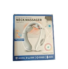 Deep Tissue Therapy Neck Massager J001-2C Heat Compression Electric Pulse