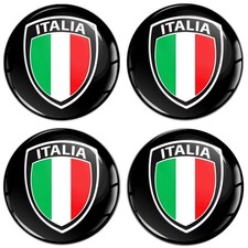 3D Domed Wheel Center Stickers – Centre Cap Gel Decals – Made in EU | A 85