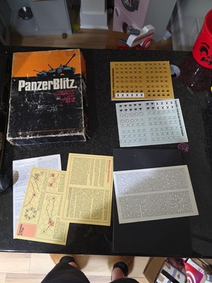 Avalon Hill Panzer Blitz Unpunched Slip Case