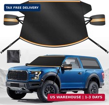 Storystore Car Windshield Snow Cover, 600D Frost Guard with Mirror Covers