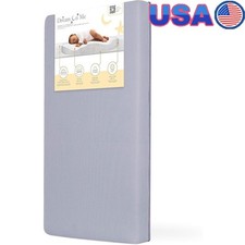 Dual-Sided Crib Mattress Firm Infant Toddler Breathable Cozy Safe Sleep New