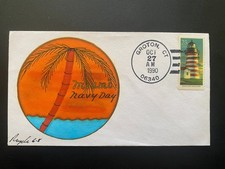 1990 USS Miami SSN-755 Submarine Hand Painted Naval Cover Rych  9-13