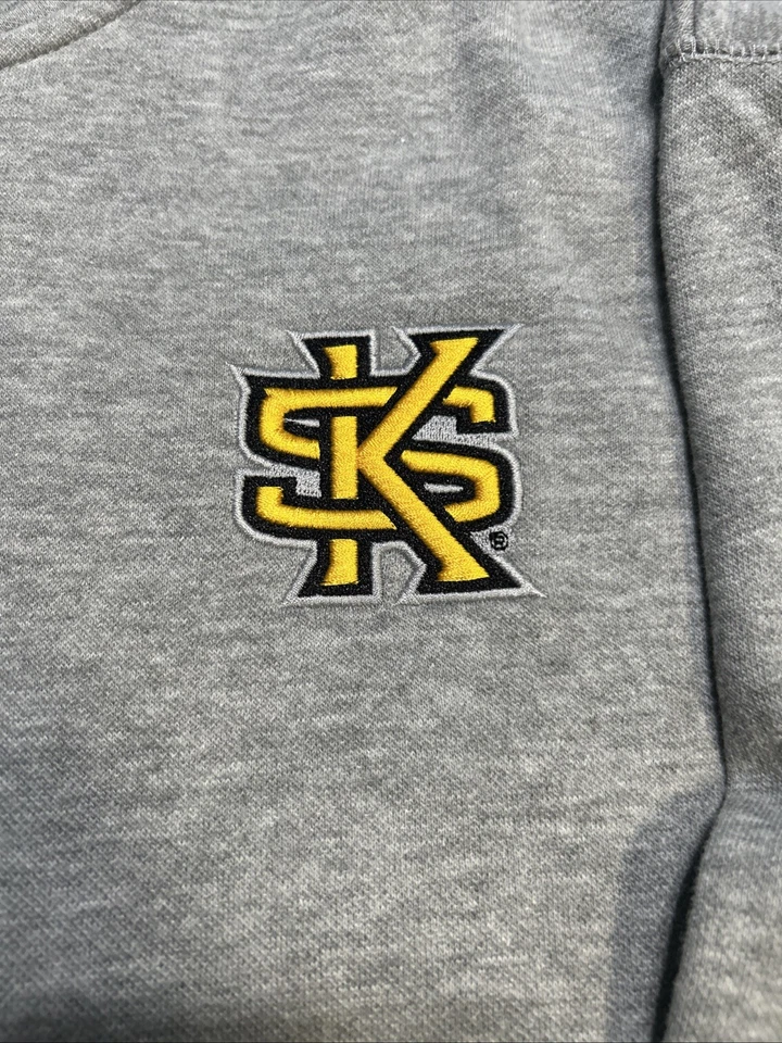 Quarter 纽扣灯夹克男式肯尼索州立大学 2XL 冠军 KSU 全新带标签 — 第 3/4 张图片