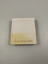 Nintendo GameCube Official Memory Card 59 Blocks DOL-008 Authentic - USA Seller