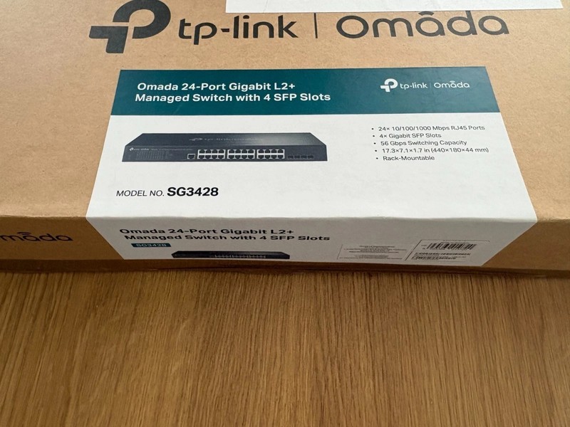 TP-Link Omada 24-Port Gigabit L2+ Managed Switch with 4 SFP Slots
