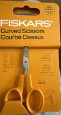 FISKARS CURVED SCISSORS FABRIC NO.4 188080 NEW