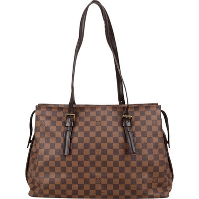Louis Vuitton Monogram Damier Ebene Canvas Chelsea Shoulder Bag Tasche