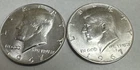 (2) 1967 50C Kennedy Half Dollar 40%Silver AU Plus Conditions Nice Shape