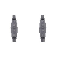2X Sechskant-Achsenwerkzeug FüR Motorrad-Vorderachsrad 12 14 17 19 22 24 Mm5949