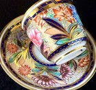 Rare 1870s Copeland Spode Staffordshire Imari #1/217 cabinet CUP & SAUCER -Mint