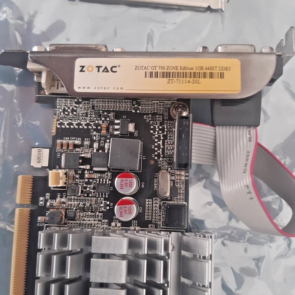 GEFORCE GT 730, 1GB DDR3, HDMI,DVI,SVGA, MULTI MONITOR SUPPORT, ZOTAC, OPEN BOX - Image 4 of 4