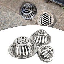 Downpipe Protection with Stainless Steel Gutter Leaf Guard for Home Use
