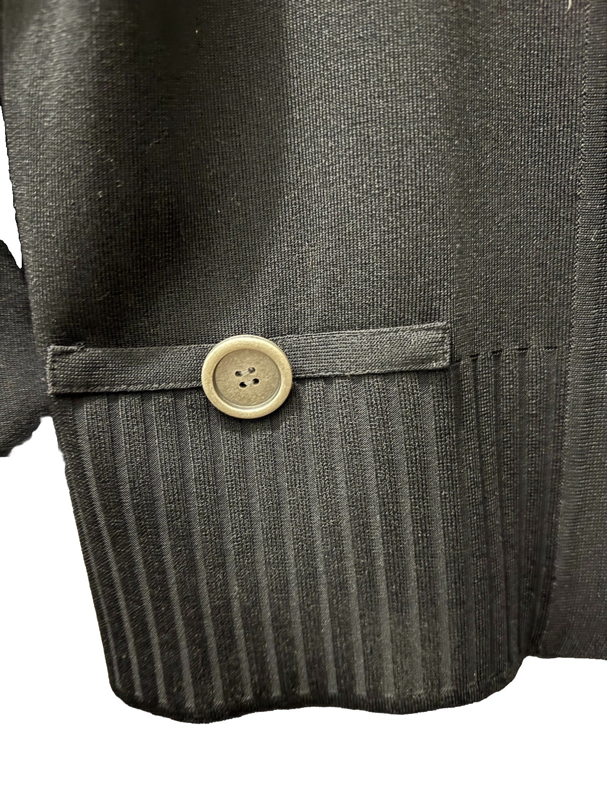 Exclusively Misook Ribbed Black Jacket  Cardigan … - image 7