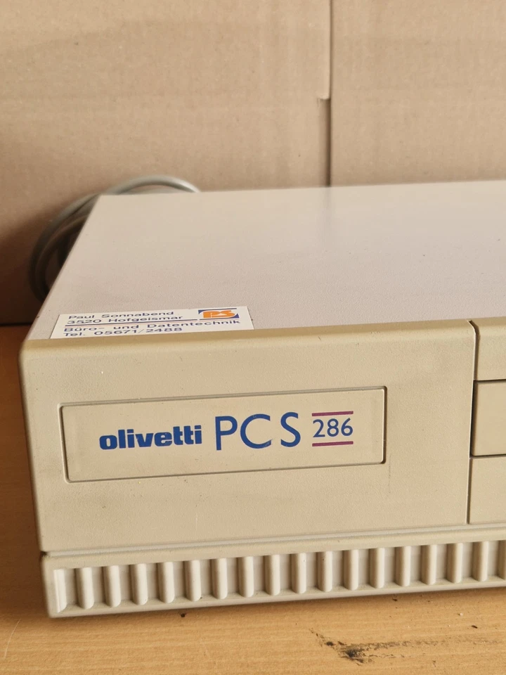Olivetti 286er PCS 286 Retro Vintage Pc Desktop Computer - Bild 3 von 4