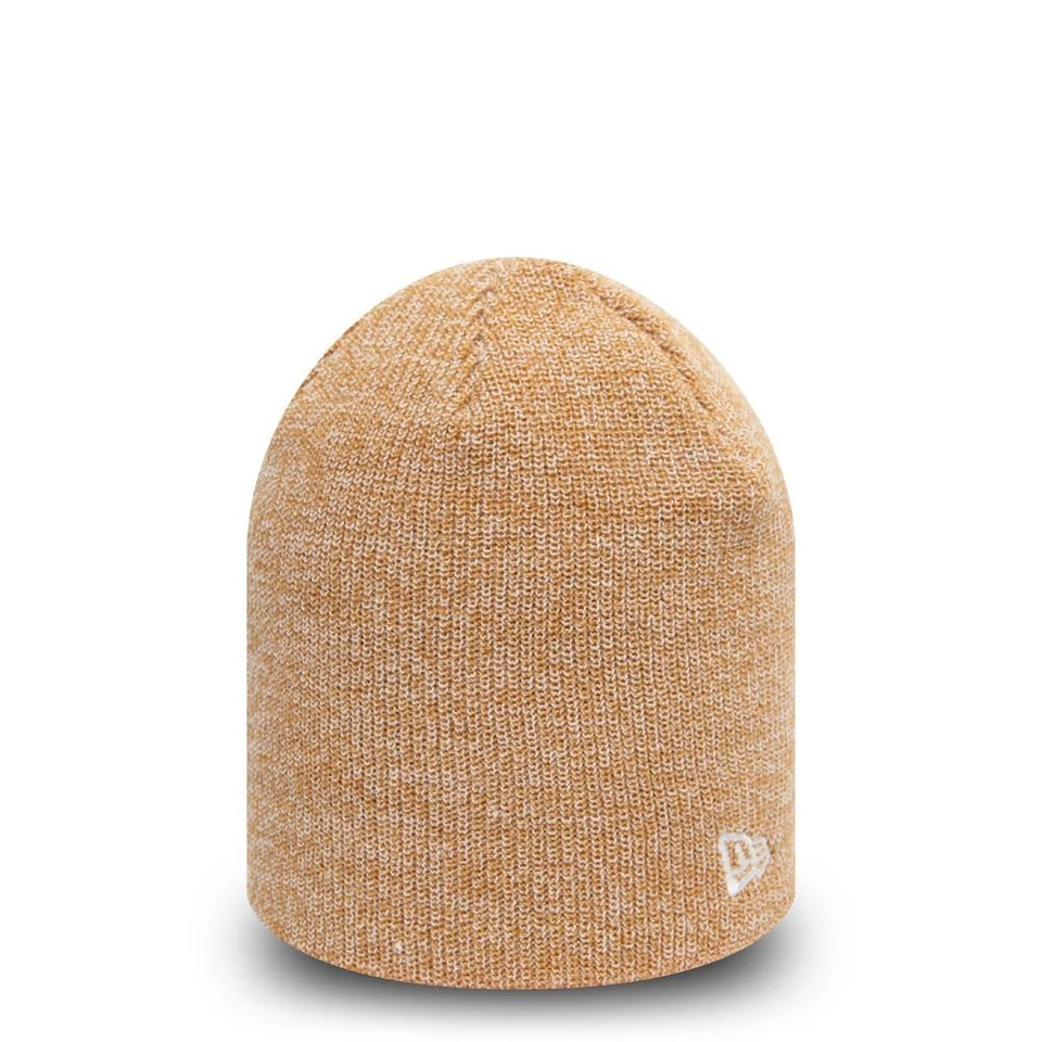 New Era Marl Essential Skull Knit Heather Beanie ~ New Era marron - Photo 1/1