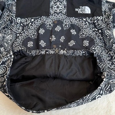 Supreme x North Face Bandana Mountain Parka M Black Gore-Tex Used