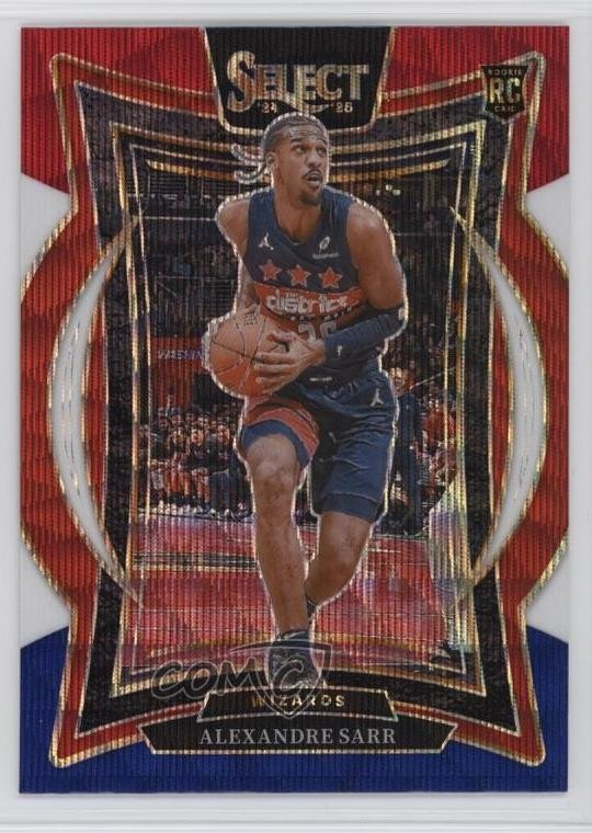 2024-25 Panini Select Concourse Tri-Color Prizm Alexandre Sarr #73 1jb0