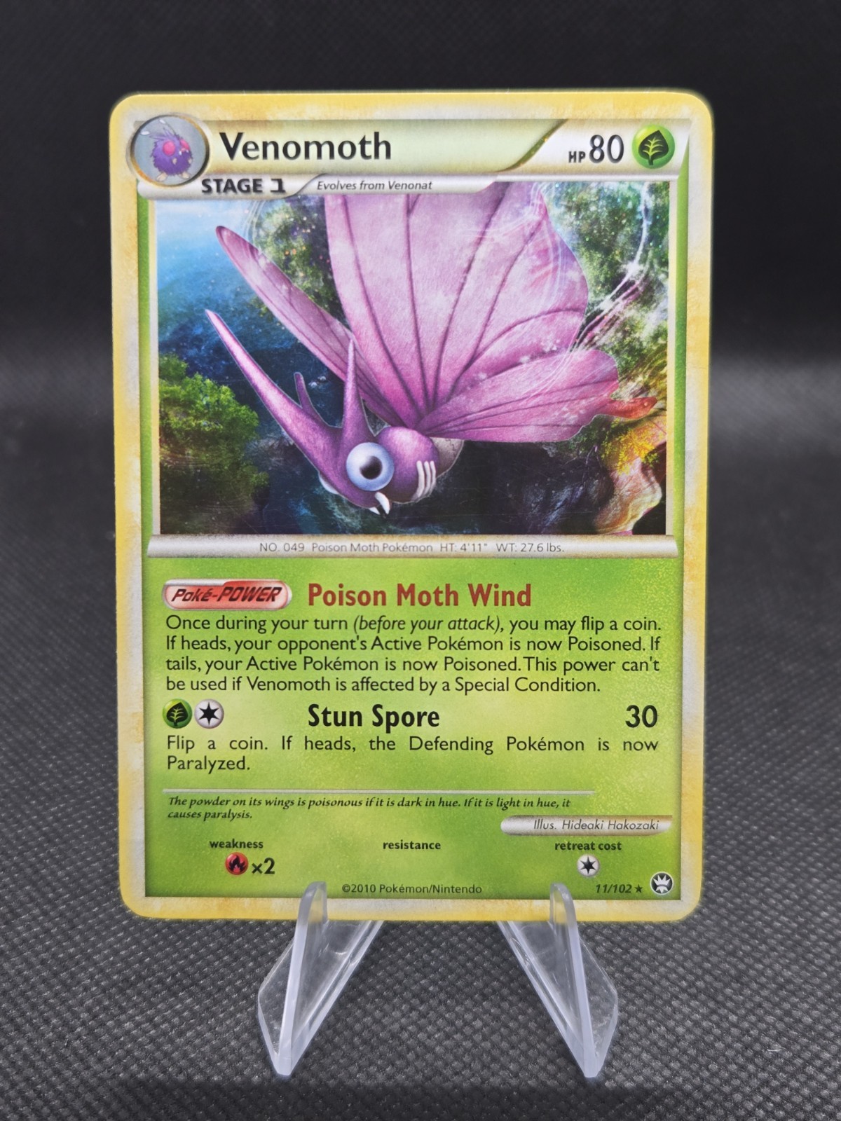 Venomoth 11/102 Pokemon Triumphant (Holo) - LP