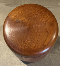 Solid Cherry Wood Round Keepsake Urn for Human/Pet Ashes - Beautiful Handcrafted