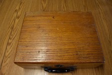 Century Fast Check Tube Tester Model FC-2 Wooden Case Only  PARTS ONLY