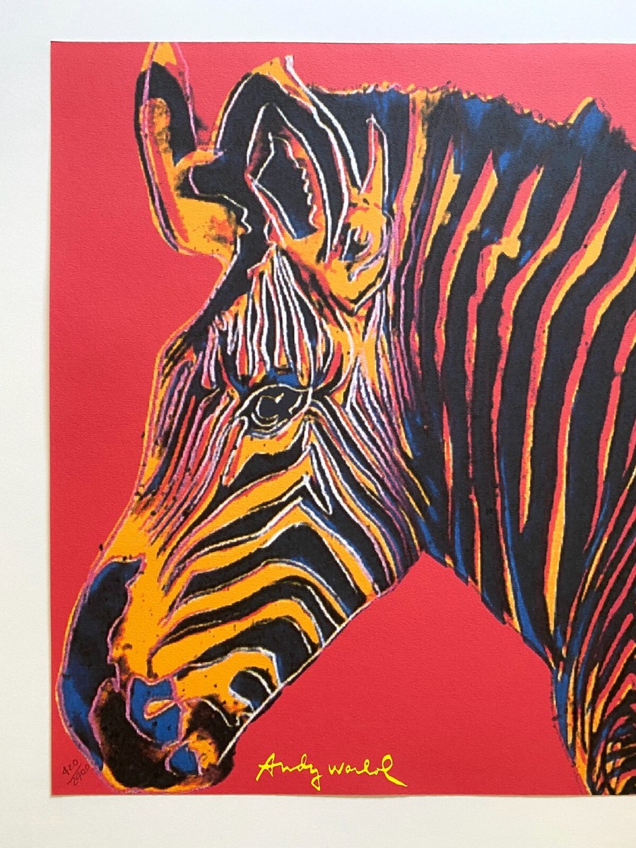 ANDY WARHOL RARE 1986 LMT ED LRG FINE ART LITHOGRAPH PRINT