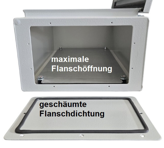 IP66 Schaltschrank 400x400x150 Mm HBT VDE UL Zertifiziert Stahlblech 1