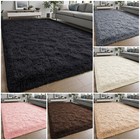 Fluffy Rugs Anti Slip Shaggy Rug Large Living Room Bedroom Carpet Kitchen Mat