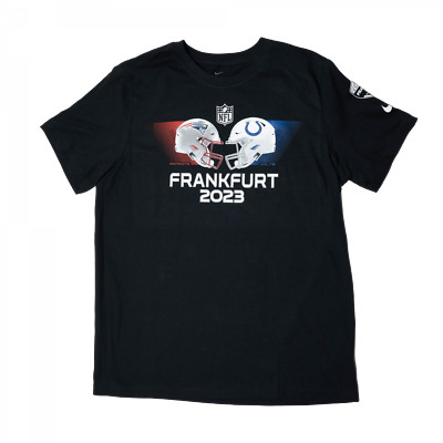 Nike Essential Tee NFL Frankfurt Games - Patriots vs. Colts (dark grey heather)