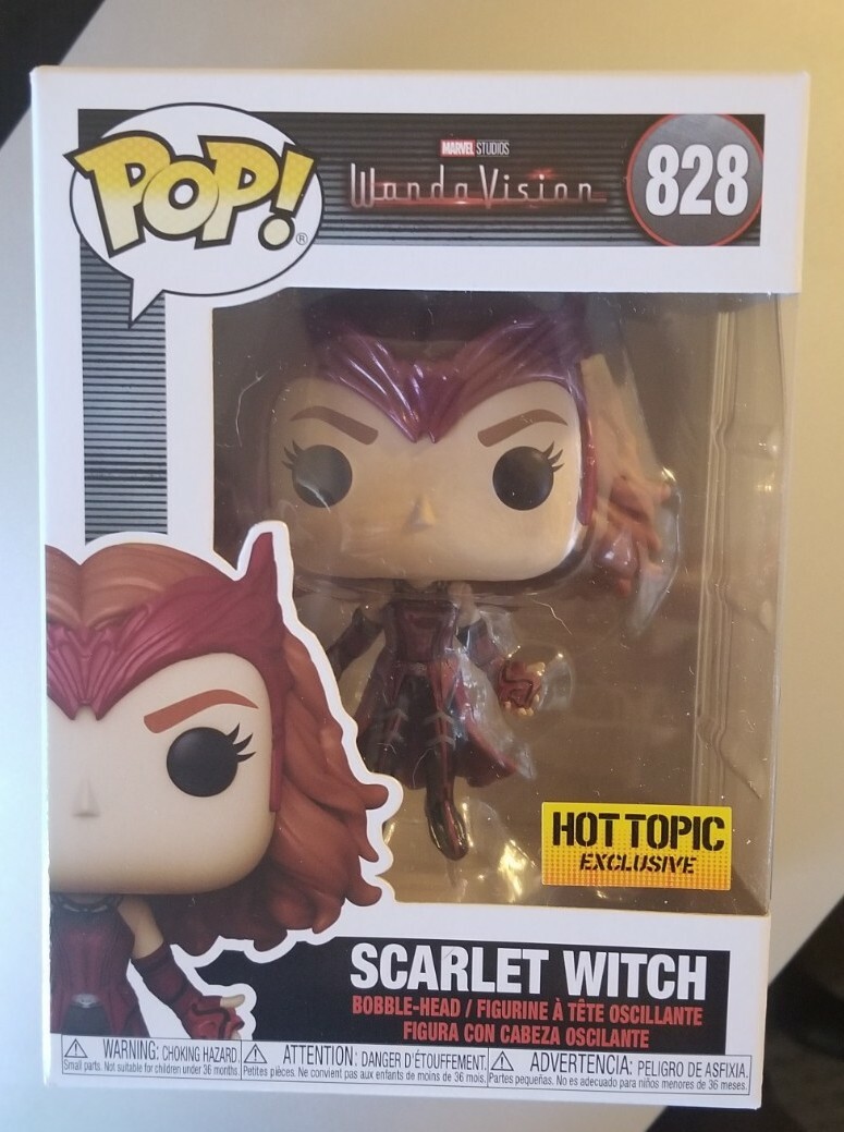 Funko Pop! Marvel WandaVision Scarlet Witch 828 Hot Topic