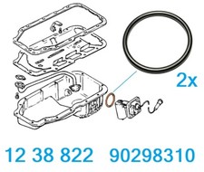 2 St. OPEL KADETTE E C20XE 2.0 16V GSI Oring Dichtung Ölstandsensor an Ölwanne