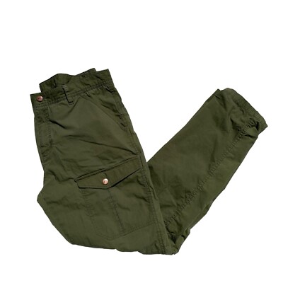 Kathmandu Pants Mens LARGE green cargo Outdoors Hunting Hiking pants Size L 