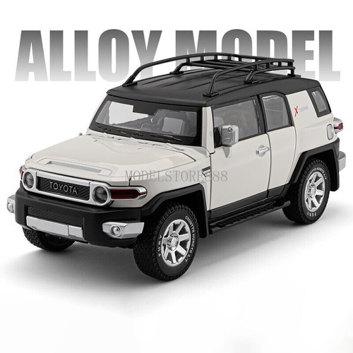 1/24 Toyota FJ Cruiser Metal Diecast Vehicle Model Car Toy Sound Light Kids Toys - Picture 20 of 23