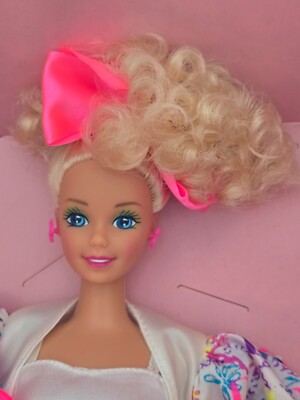 Vintage 1990 Barbie Style Special Limited Edition Biggest Pink Bow EVER NIB